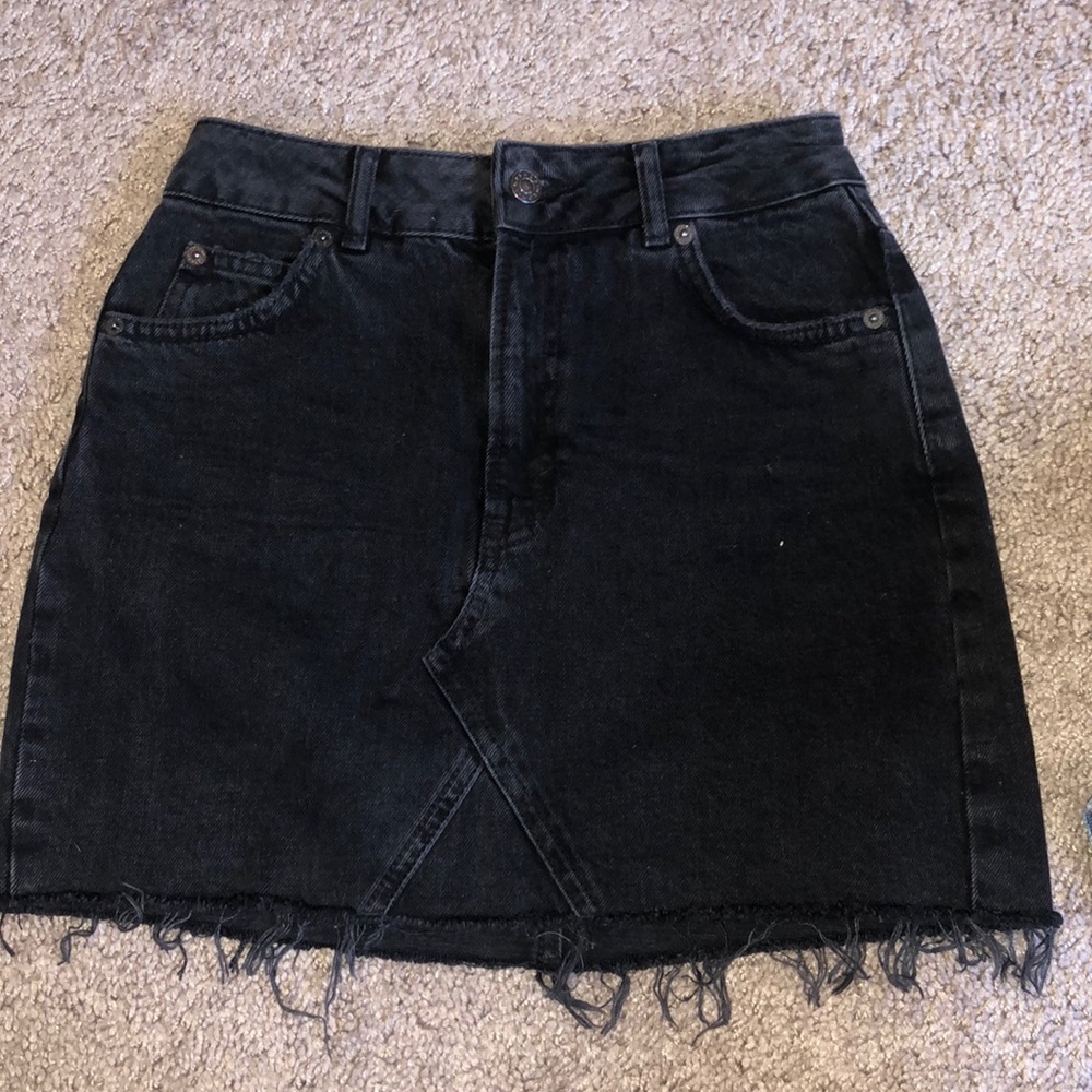 Black top shop Jean skirt